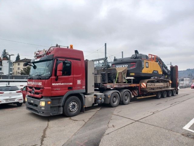 Bagger-Transport