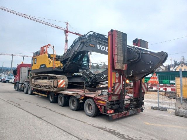 Bagger-Transport