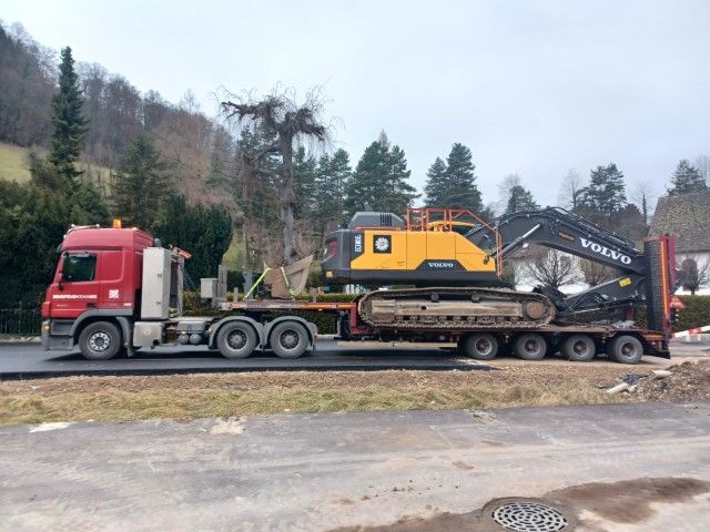 Bagger-Transport