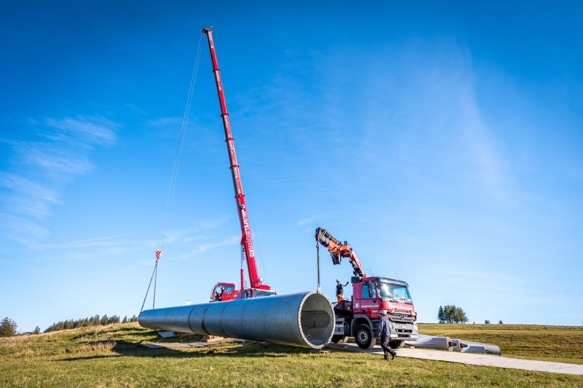 Abbau Windkrafwerk Grenchenberg